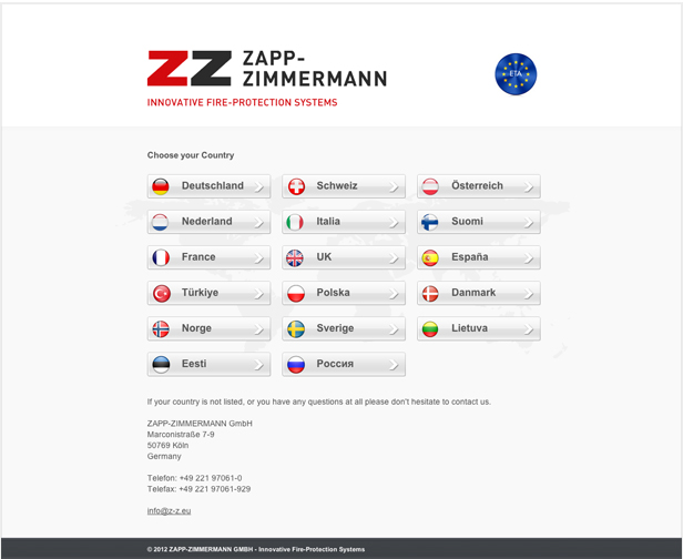 ZAPP ZIMMERMANN Webauftritt in Österreich